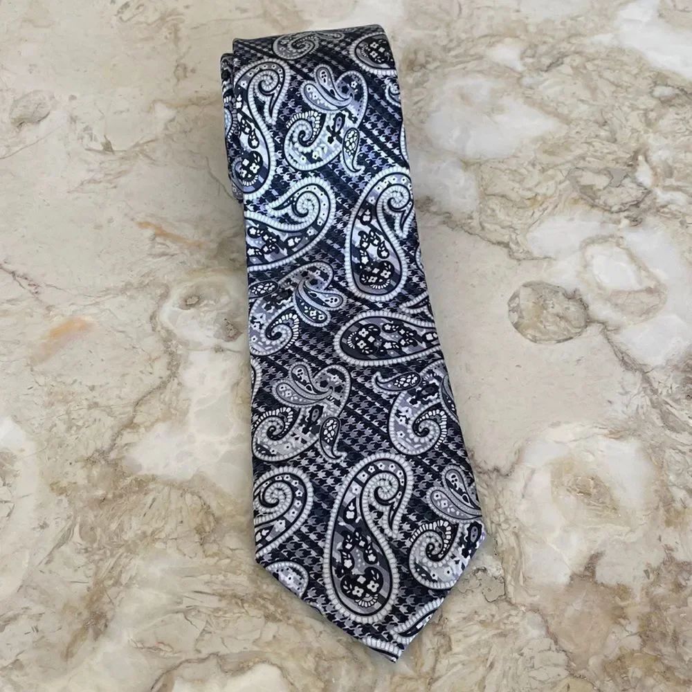 NWT Zanetti 100% Silk Tie Made in Italy